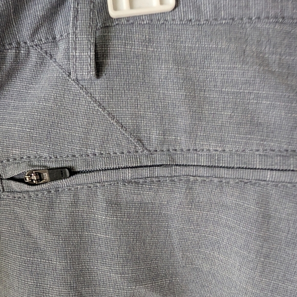 7 Diamonds Performance Charcoal Flat Front Shorts W36 - Picture 4 of 6